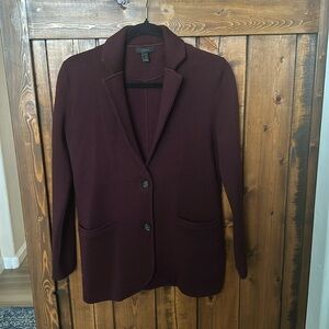 J. Crew Knit Blazer, Burgundy